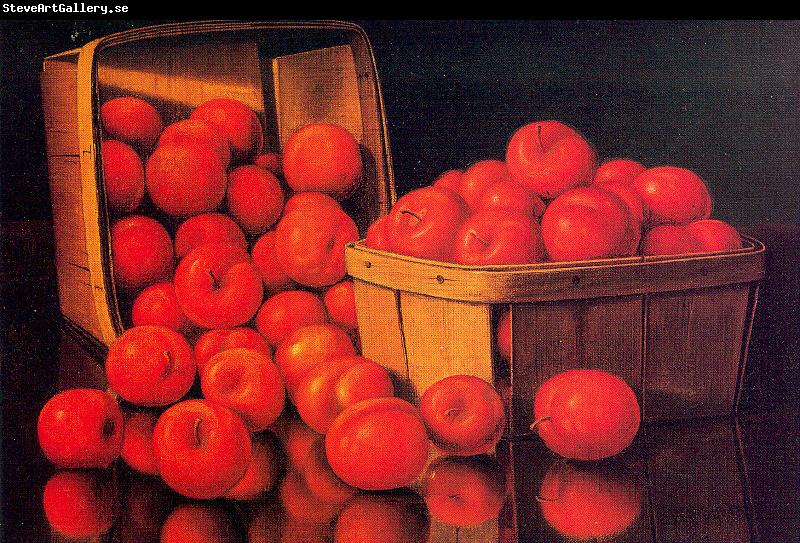 Prentice, Levi Wells Baskets of Red Plums